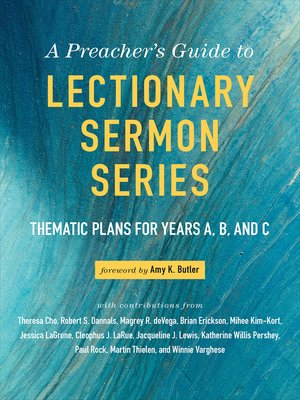 cover image of A Preacher's Guide to Lectionary Sermon Series--Volume 1